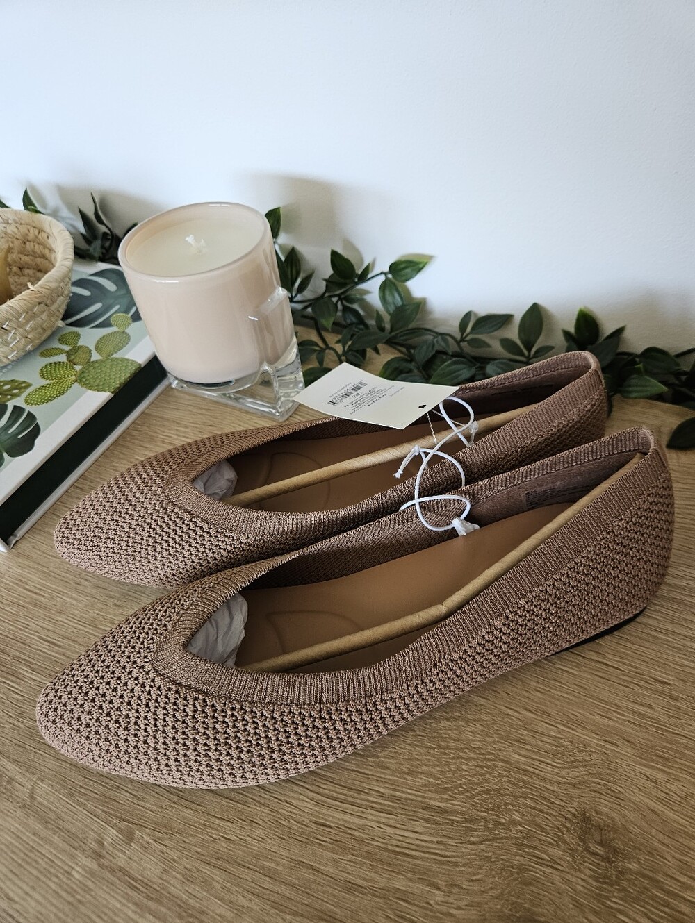 NWT | Knit Flats | 8.5 | Tan | A New Day